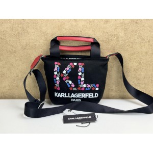 KARL LAGERFELD LH9EG9AR KRISTEN CANVAS BAG [NEW]